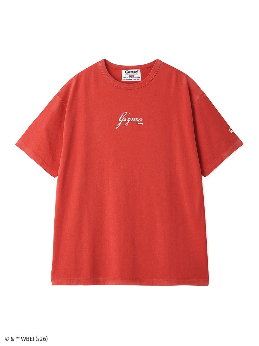 コンパクトプリントTシャツ レッド
