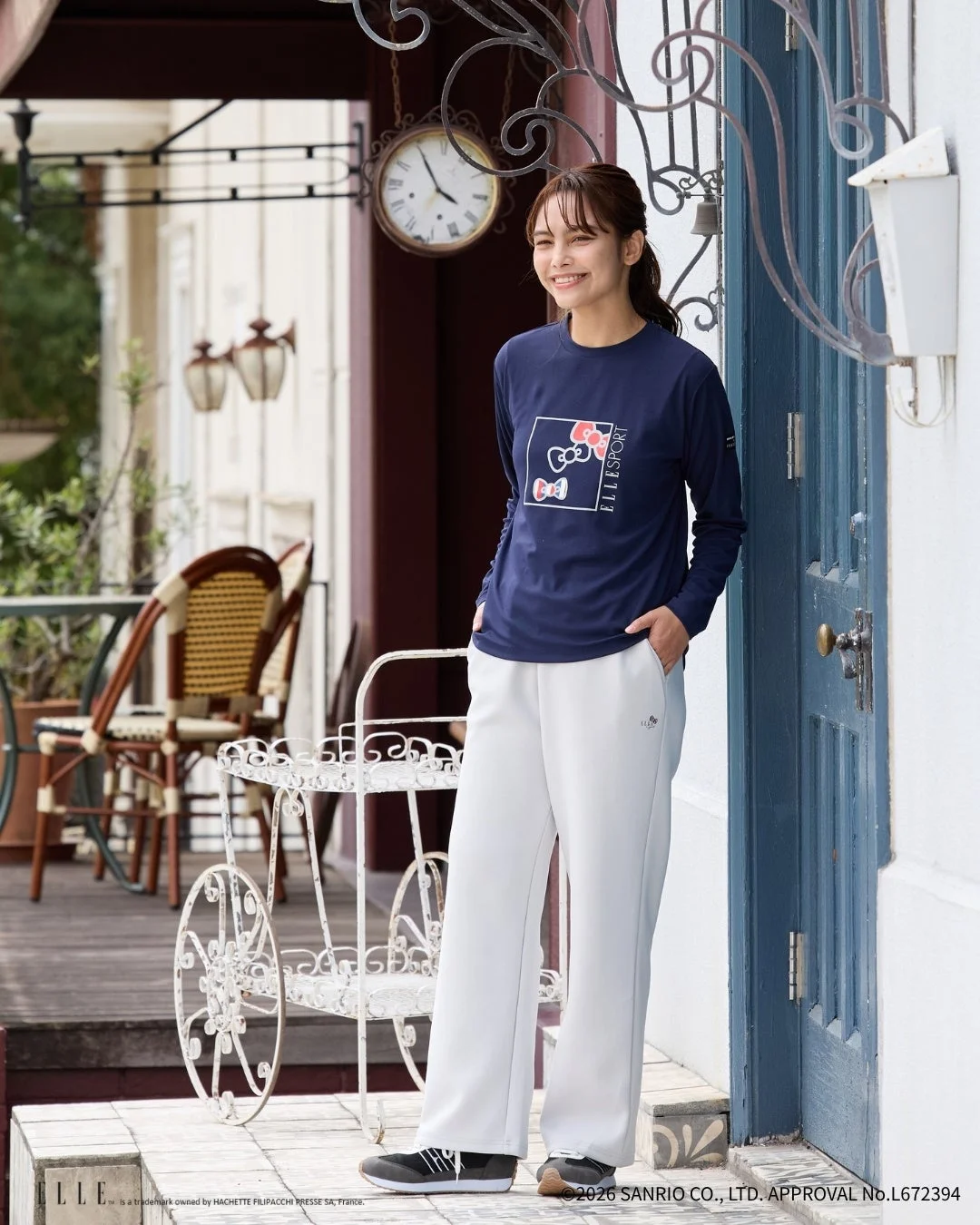 ハローキティ×ELLE SPORT プリントロンT