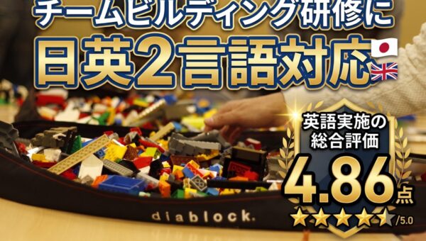 チームビルディング研修に日英2言語対応　英語実施の総合評価は4.86点