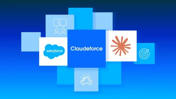SalesforceとClaudeforceの連携イメージ