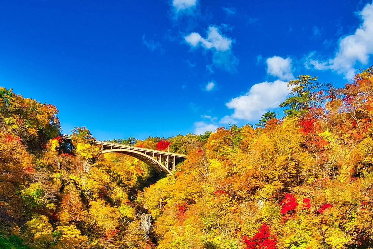 鳴子峡の紅葉
