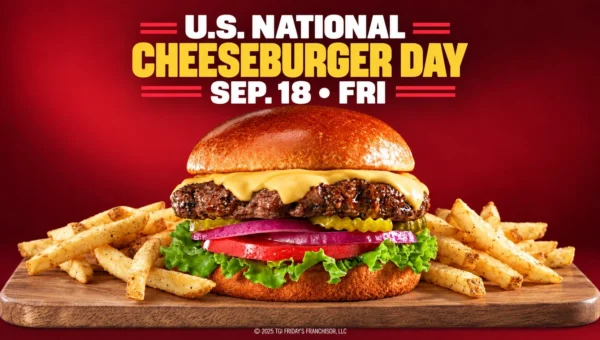 チーズ好き必見！TGI フライデーズが「ナショナル・チーズバーガー・デー」に人気バーガーのチーズを2倍に
