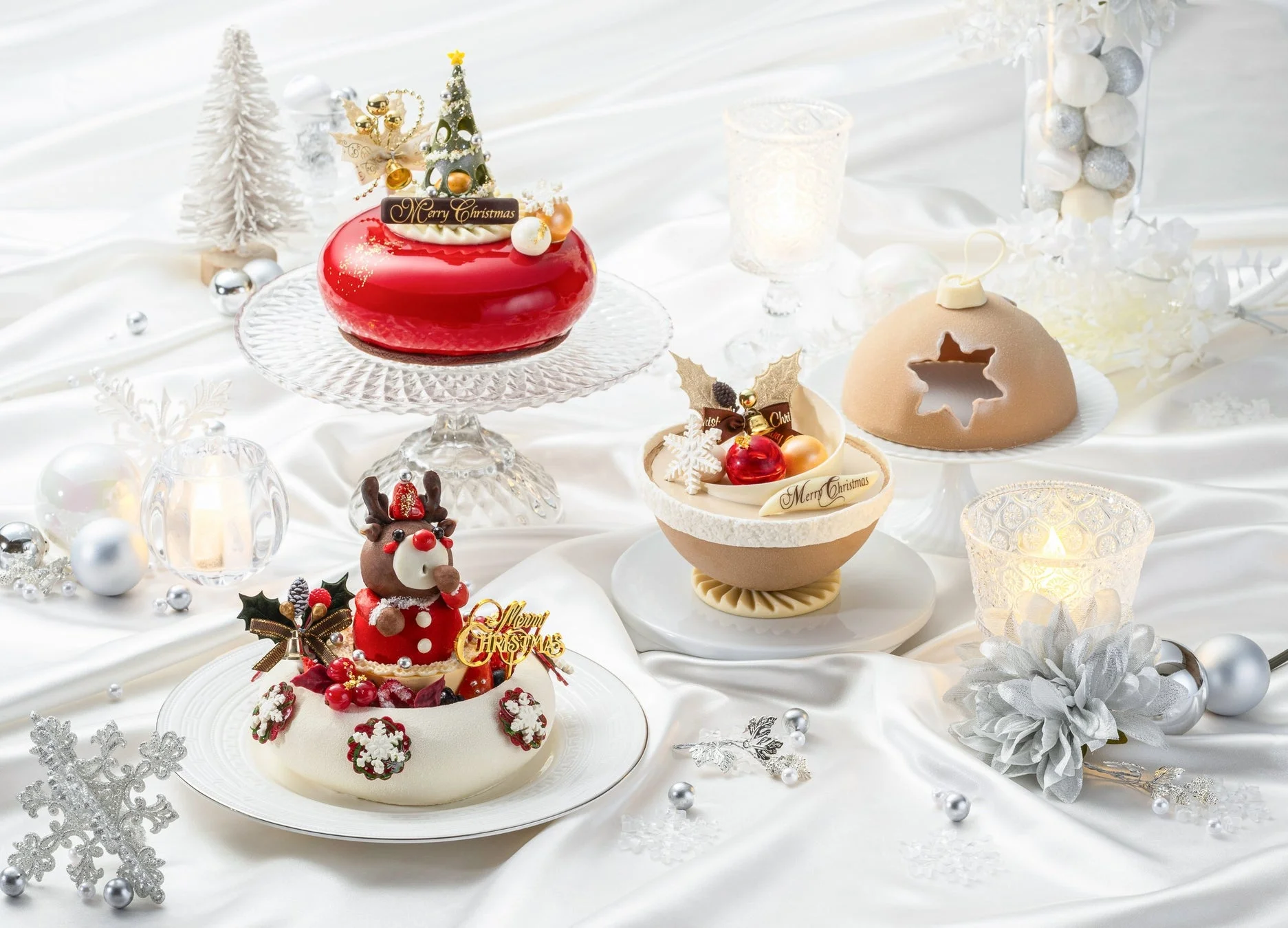 クリスマスケーキの集合写真