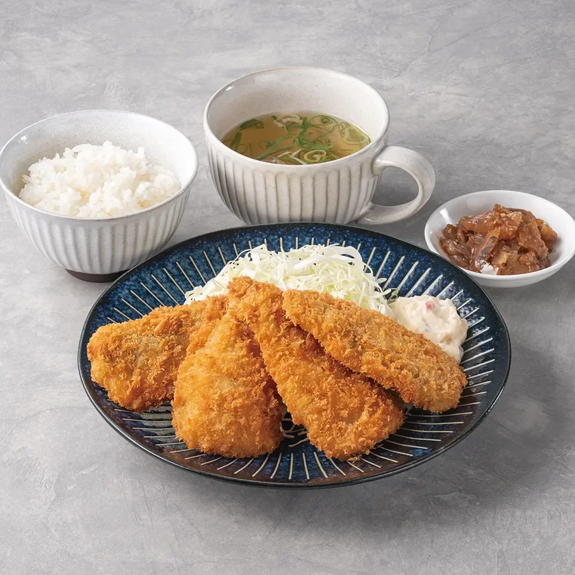 三陽食堂_「アジフライ食べ放題定食」
