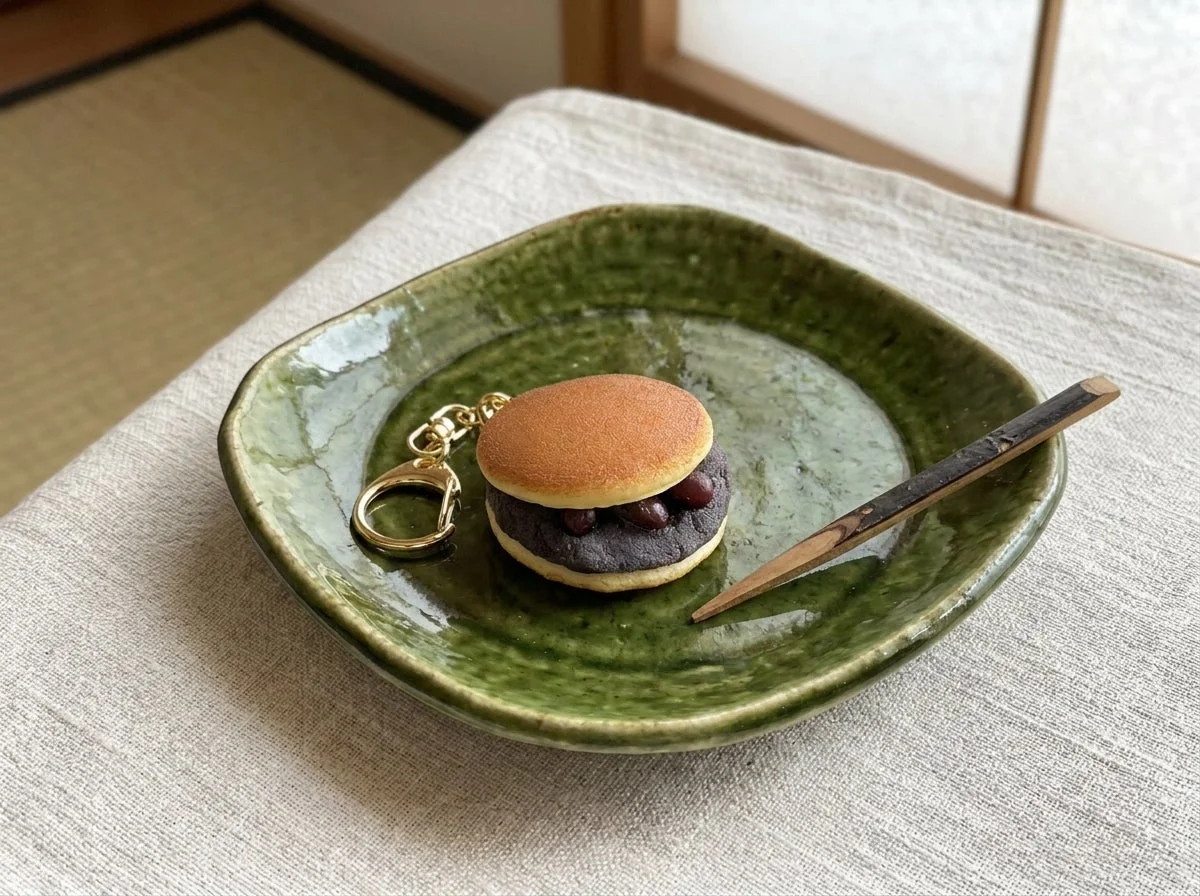 ミニどら焼きキーホルダー