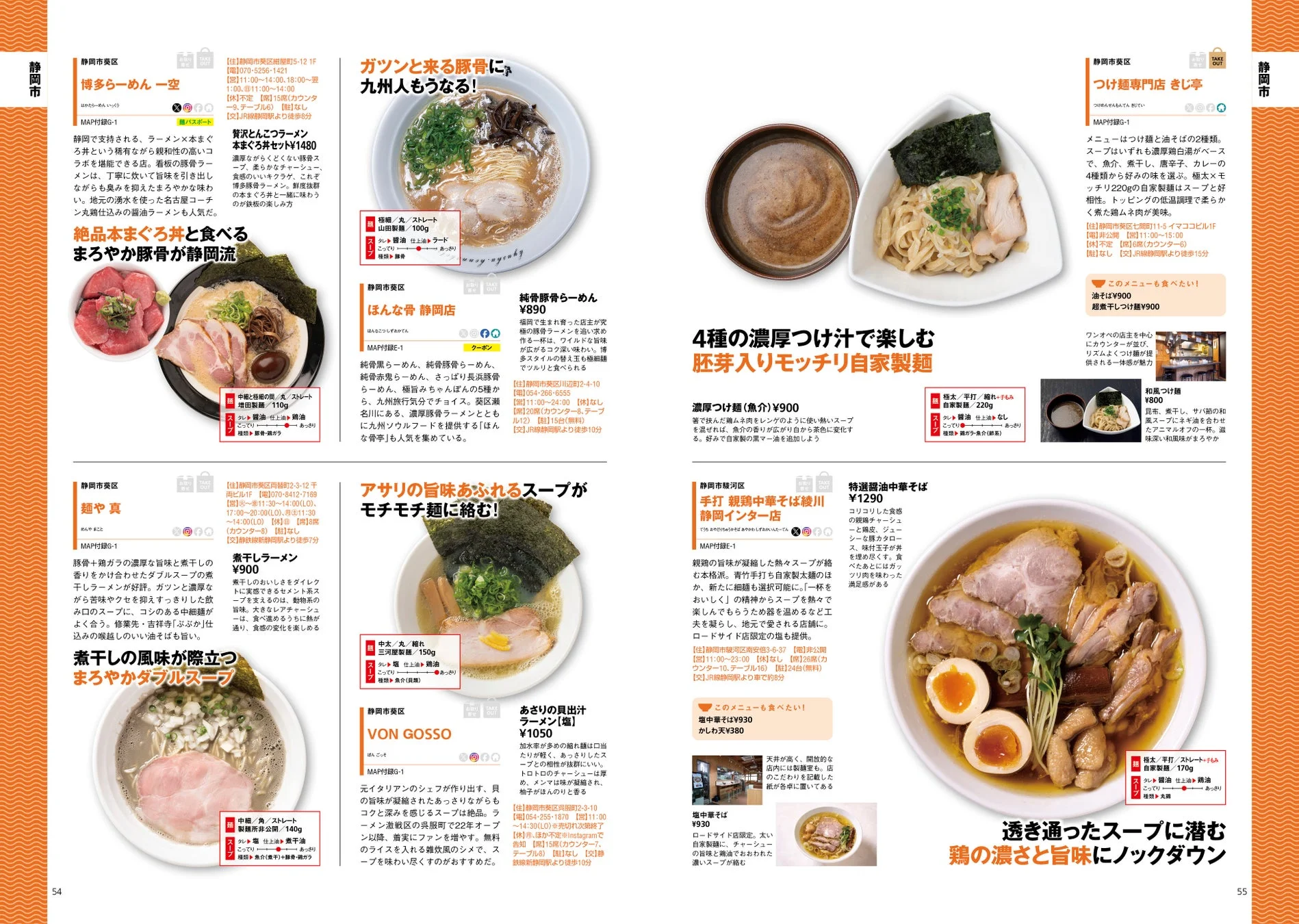 静岡各地の旨い店