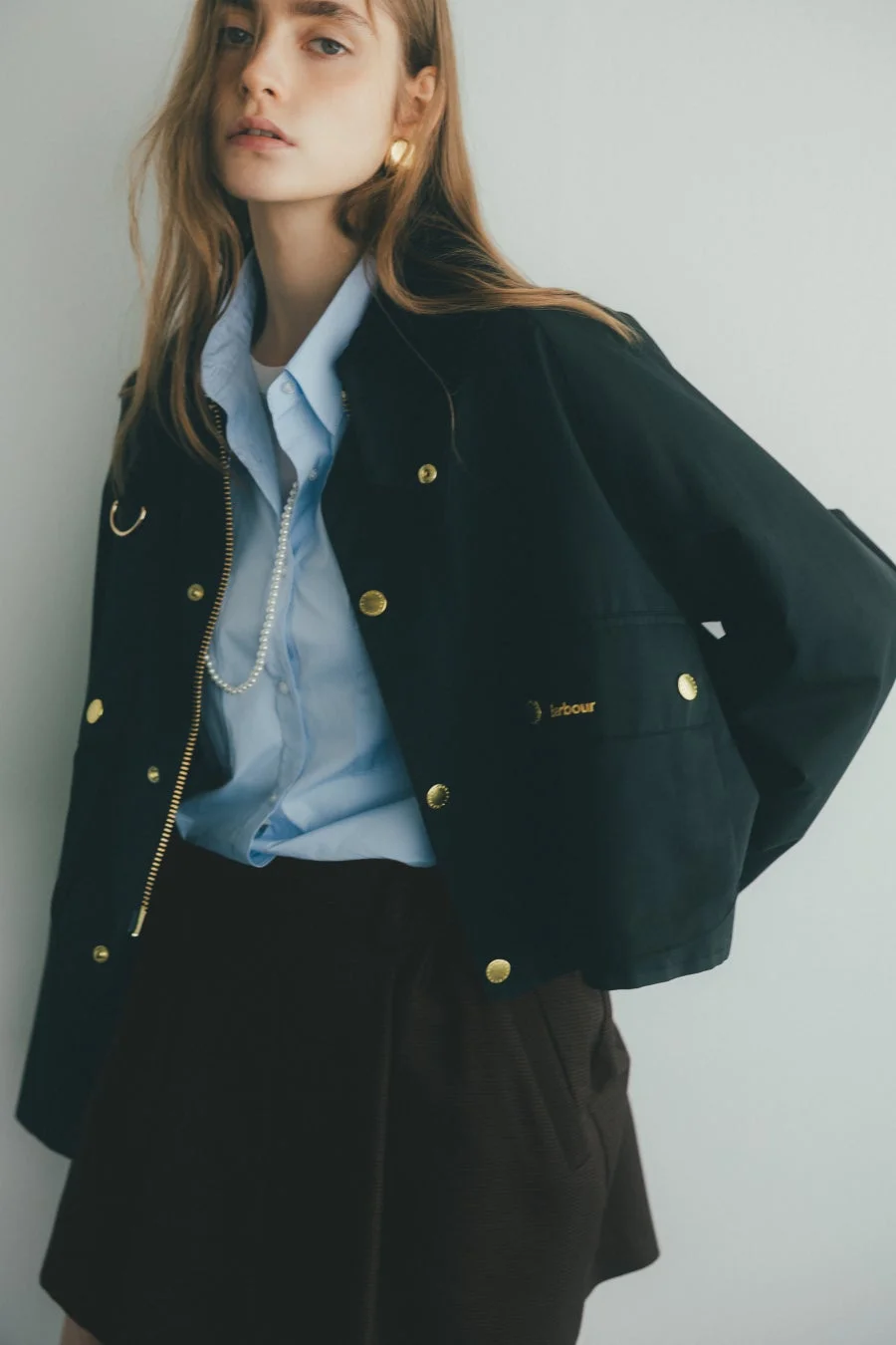 Barbour SPEYショート丈ジャケット