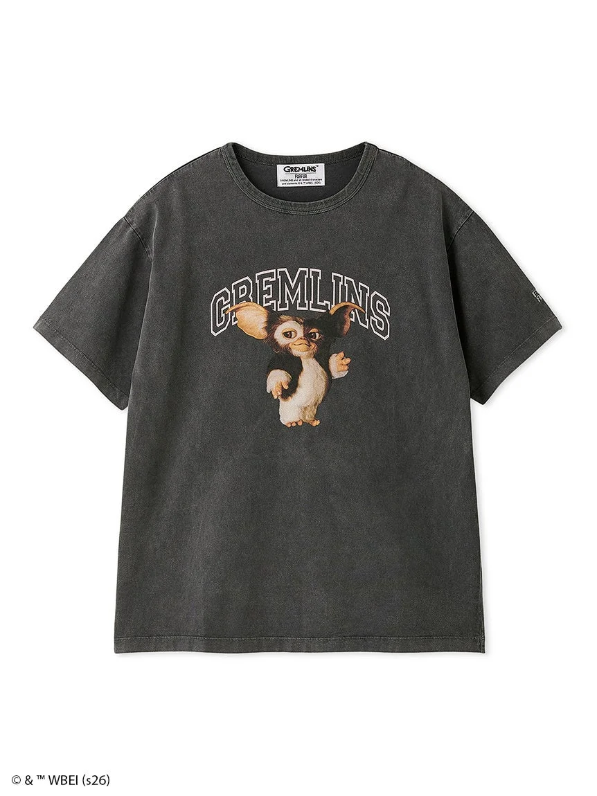 コンパクトプリントTシャツ ブラック