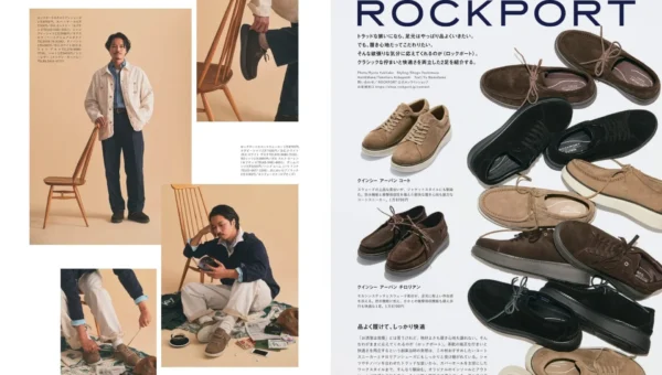 雑誌『2nd』掲載で注目！ロックポートから「品よく履けて、しっかり快適」な新作防水スエードシューズが登場