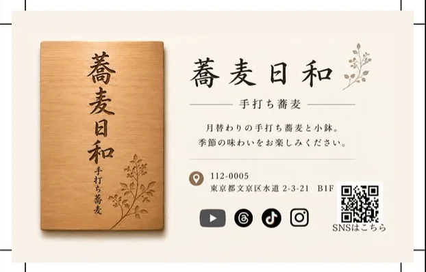 蕎麦日和の店舗情報
