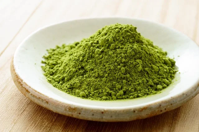 抹茶の粉末