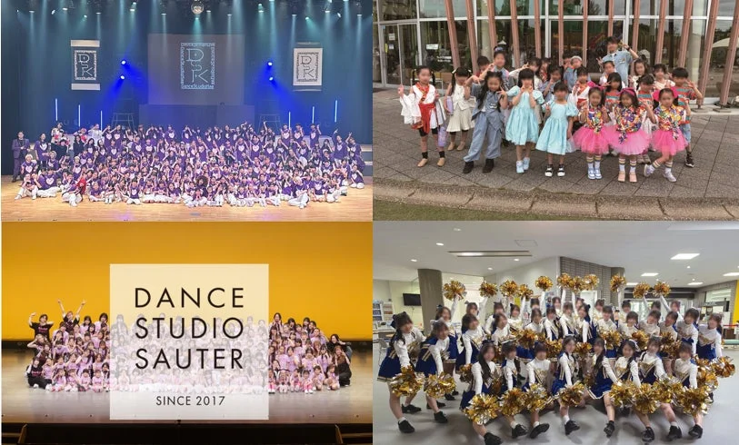 地元のダンスチームによるダンスイベント