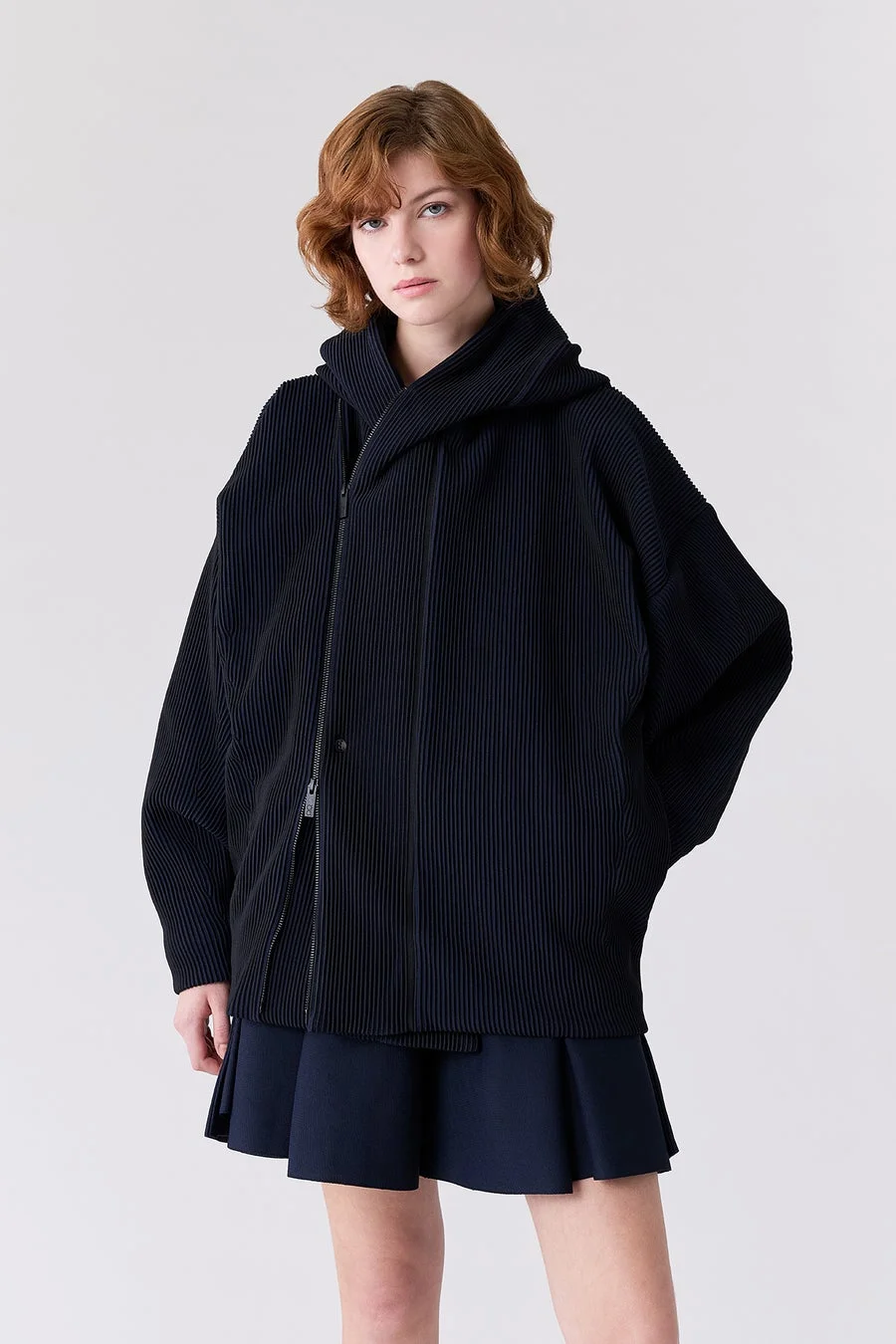 PADDED HYPHA HOODIE BOMBER JACKET