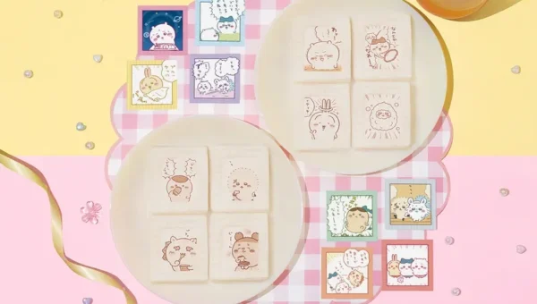 ちいかわのフレーム型ワッフル第3弾がファミマに登場！全8種のオリジナルシール付き