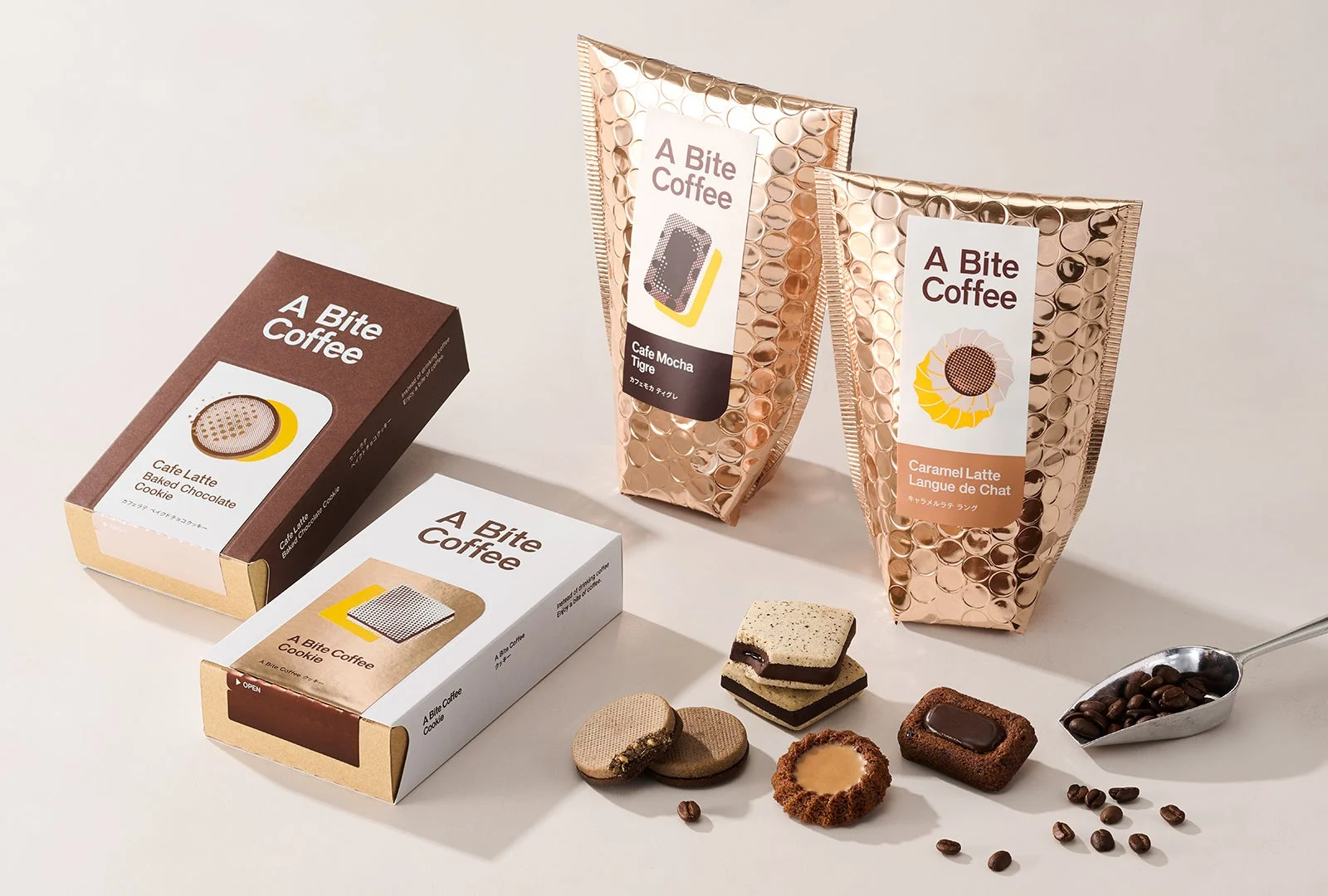 コーヒー菓子セット、パッケージデザイン