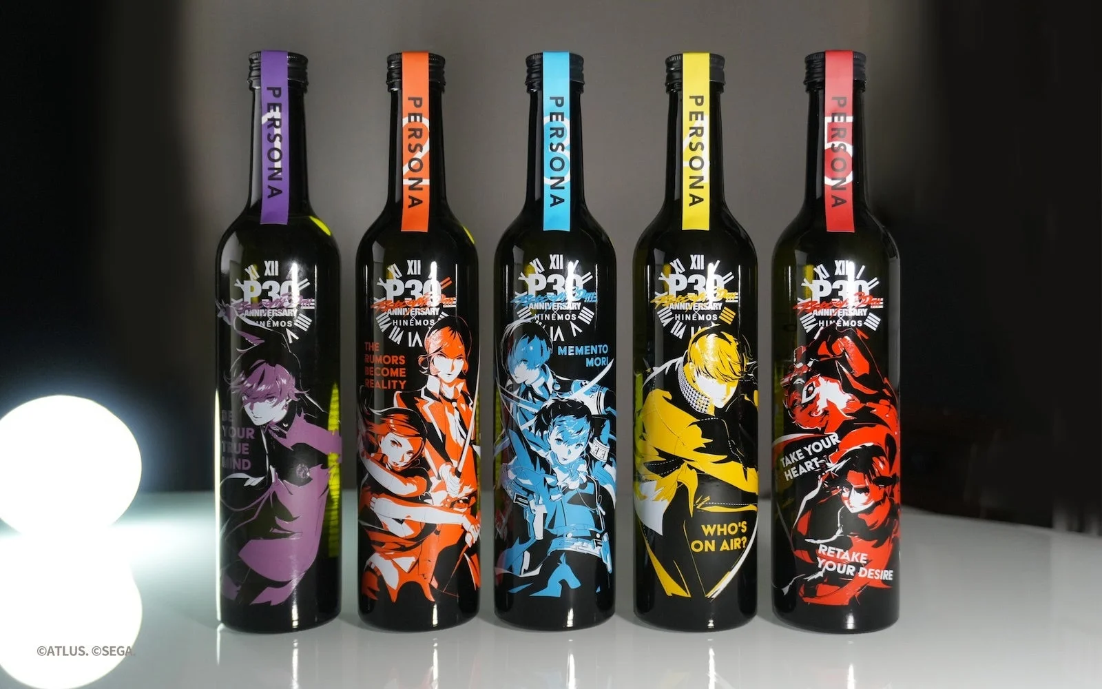 P1〜P5のコラボボトル集合