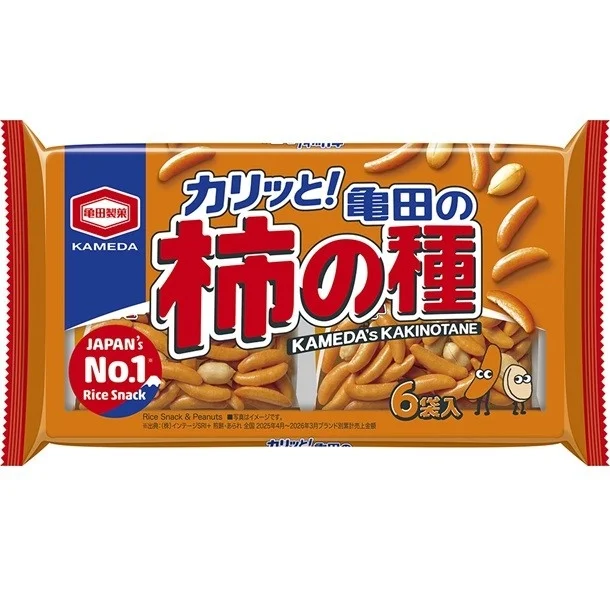 180g 亀田の柿の種 6袋詰