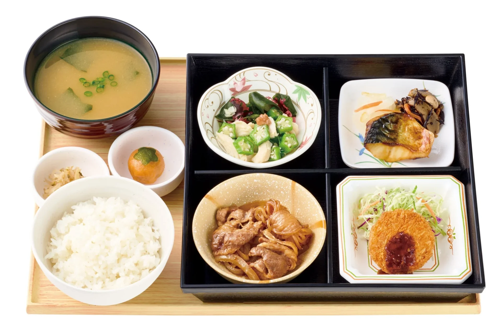 秋の季節御膳の具体的な盛り付け