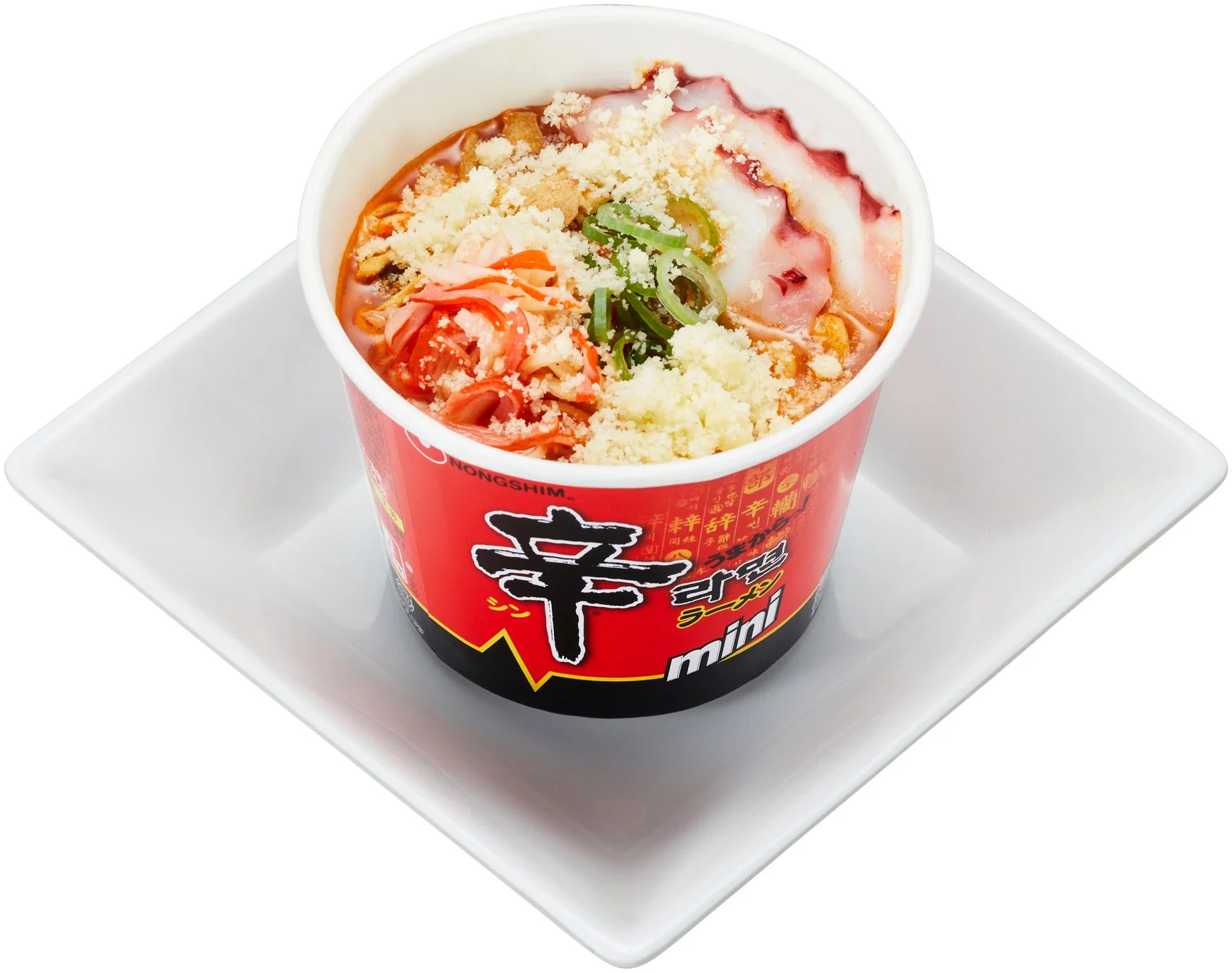 鯛スープの海鮮 辛ラーメン 〜辛ラーメンおすすめ! 味変プレート〜