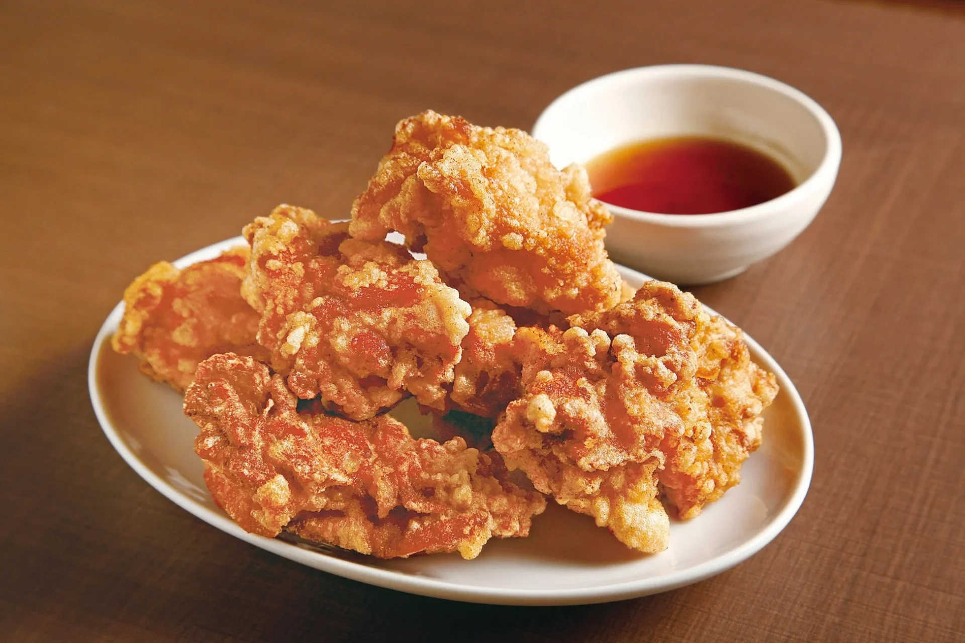 山盛りのザンギ(からあげ)