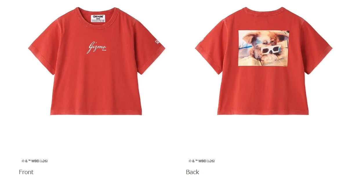 オーバーサイズプリントTシャツ レッド
