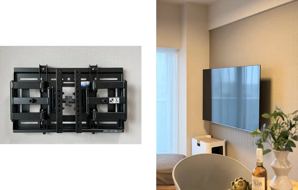 壁掛けテレビ金物