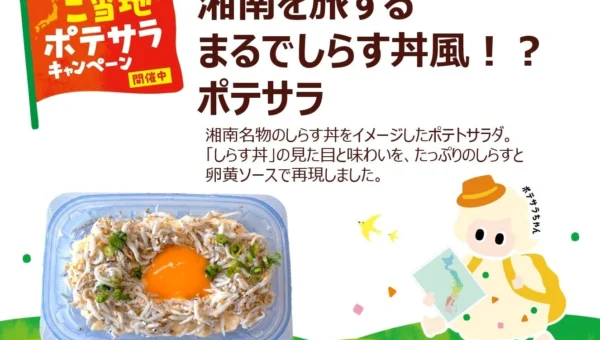 食欲の秋に旅行気分！デリア食品から「ご当地ポテサラ」9月の新作6品が登場