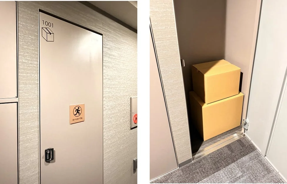 各階に設置された専用宅配ボックス