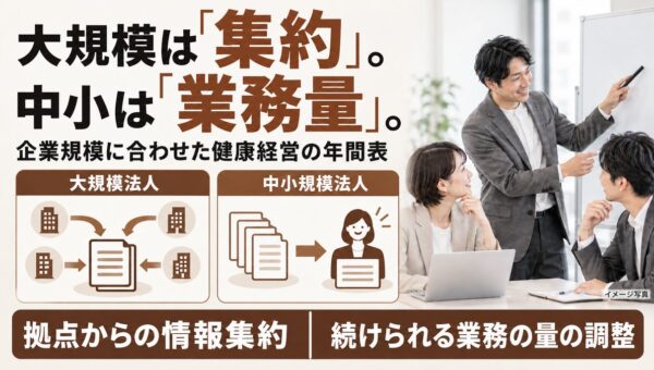 【企業規模別の健康経営を実務へ】年間計画設計プランを提供開始