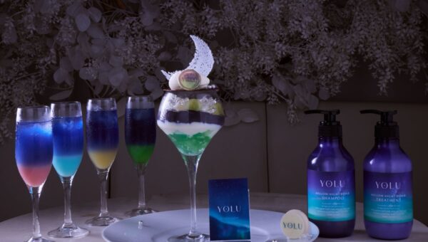 「YOLU」初のコラボカフェが表参道に限定オープン！限定「夜パフェ」やドリンクを楽しめる新作ヘアマスク付きメニューが登場！