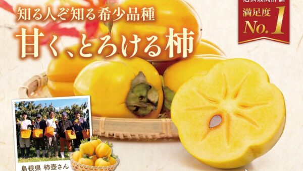 一度食べたら忘れられない！柿壺さんの『西条柿』（島根県産）