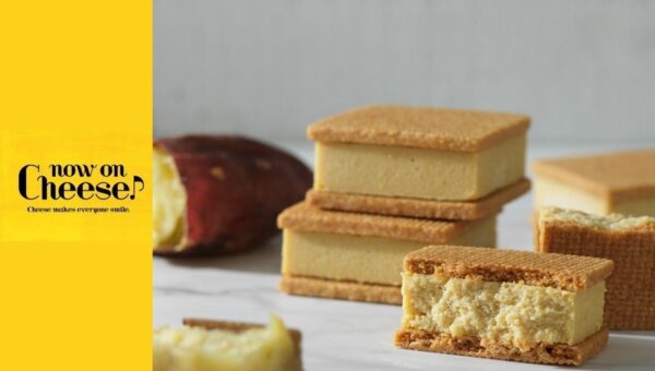 【秋限定商品！】チーズスイーツ専門店「Now on Cheese♪」東急フードショーエッジ店、10月15日（木）より、安納芋を使用した「チーズケーキサンド・スイートポテト」が販売開始！