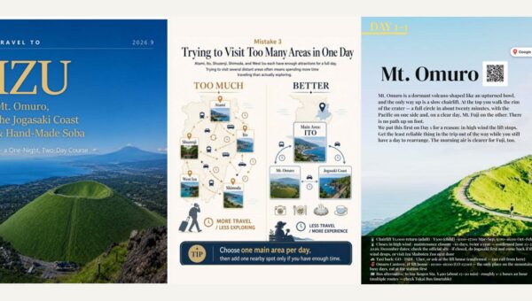 伊豆の観光リールを累計557万回、海外に届けたメディア「Izu Experiences Japan」が、車なしで回る英語ガイドブック『Travel to Izu』を発売