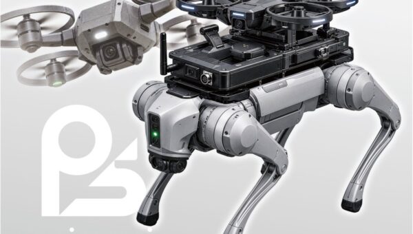 4足歩行ロボット×ドローンの空陸連携プラットフォームサービスの提供を開始。導入を希望する自治体・企業を募集