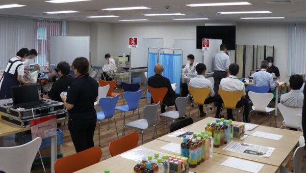 【実施報告】丸文、初の地域合同献血を実施し63名が協力