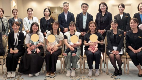 育児休職中のスタッフと復職者が交流する育児休職者懇親会を開催