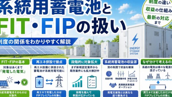 系統用蓄電池はFIT・FIPの対象外――再エネ併設時だけ生じる関係を読み解くウェビナーを開催