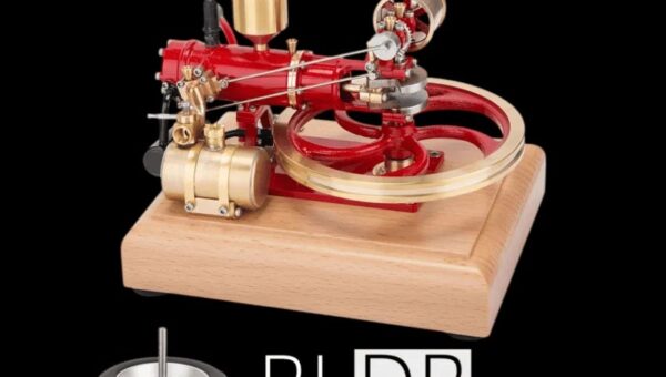 1886年の「走る仕組み」を、手のひらサイズで始動する。BLDB、1.9cc横型単気筒「R18」実働ガソリンエンジン模型を発売
