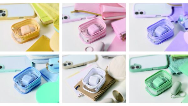 推し色でかわいくまとめて持ち歩く。外出先でのスマホ充電にぴったりのUSB AC充電器＆ケーブルのセットを新発売