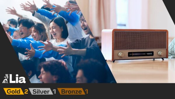 TBWA HAKUHODOが企画・制作した「CHEER SIGNS」「RADIO TIME MACHINE」がLIA 2026で金賞を受賞