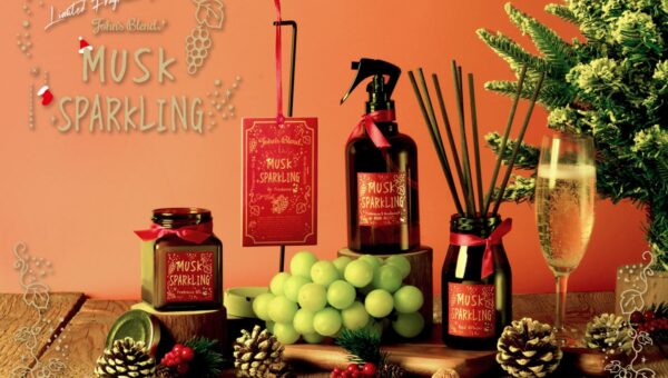 【クリスマスギフトの新定番】John’s Blendより冬限定「ムスクスパークリング」が10月末より順次発売！持ち運べる新アイテム「オードトワレ ミニ」を含む全6種がラインナップ。