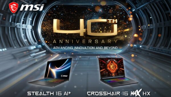 MSI創立40周年を記念したアニバーサリーパッケージ付属 GeForce RTX(TM) 50 シリーズ Laptop GPU搭載ゲーミングノートPCを2モデル発売