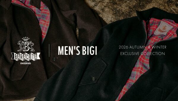 【BARACUTA（バラクータ） × MEN’S BIGI（メンズビギ）】名作「G4」を現代的に再構築。上質なジャージ素材を採用した別注ブルゾンが登場