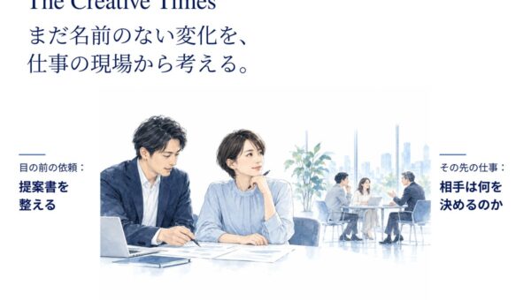 身近な仕事の違和感から、次に確かめる問いへ。読みものサイト「The Creative Times(R)」を公開