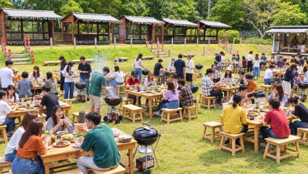 【三重県・菰野町】10月より団体BBQの幹事1名無料特典を本格展開！120名での開催実績も｜TREE HOTEL NIKKA 菰野