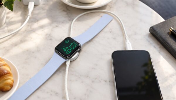 Apple WatchとUSB Type-C機器をこれ1本で同時充電！2in1充電ケーブル「OWL-MW08シリーズ」を発売
